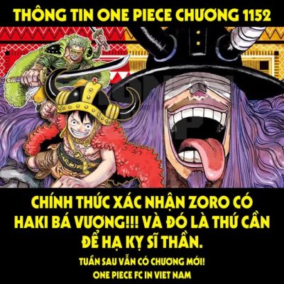 THÔNG TIN ONE PIECE CHƯƠNG 1152
